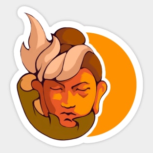 Lotus buddha Sticker